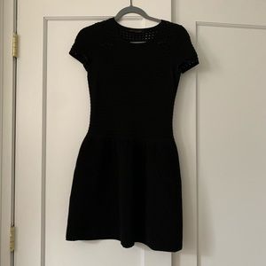 Cynthia Steffe Stretch Knit Little Black Dress